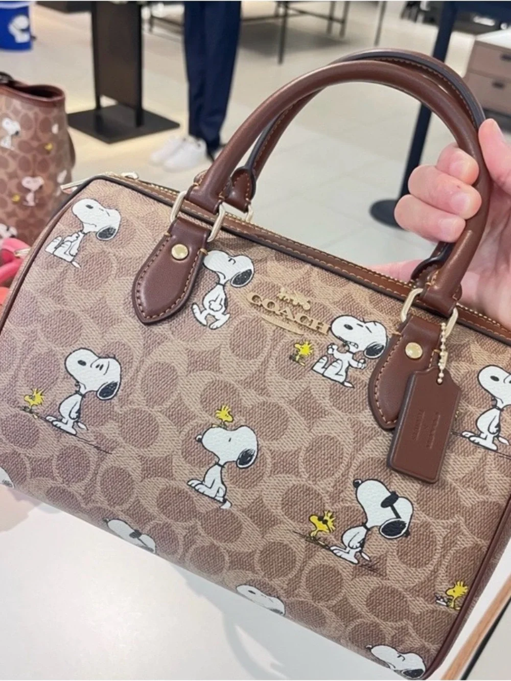 NWOT COACH x PEANUTS - Rowan Satchel Bag